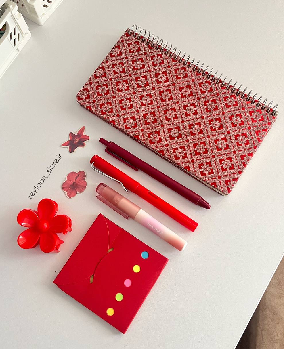 پک قرمز نازنازی با ۷ آیتم کاربردی🍎✨