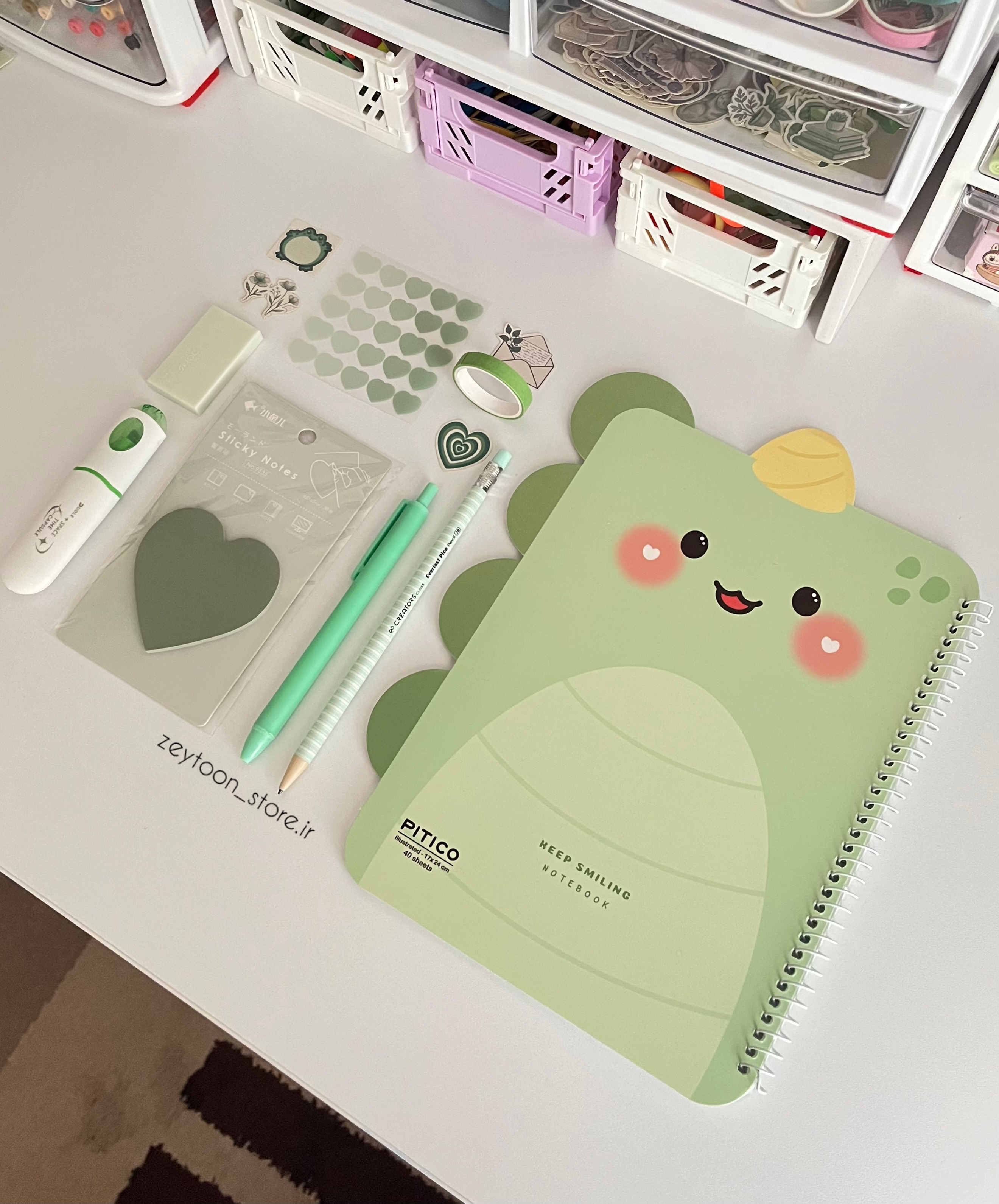 پک سبز فانتزی با ۹ آیتم کاربردی☘️✨